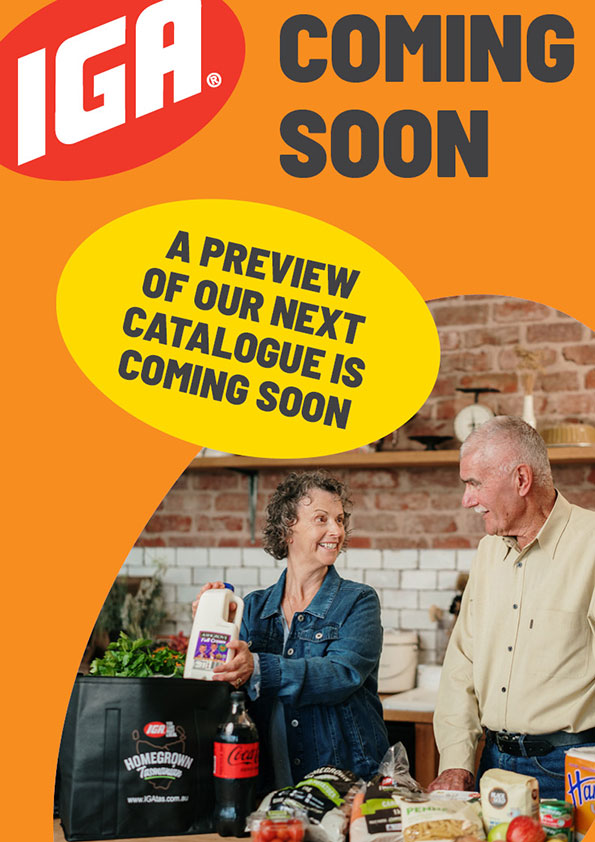 Next week's catalogue