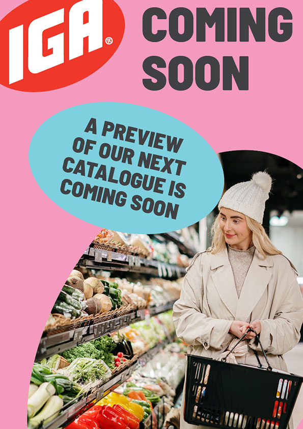 Next week's catalogue
