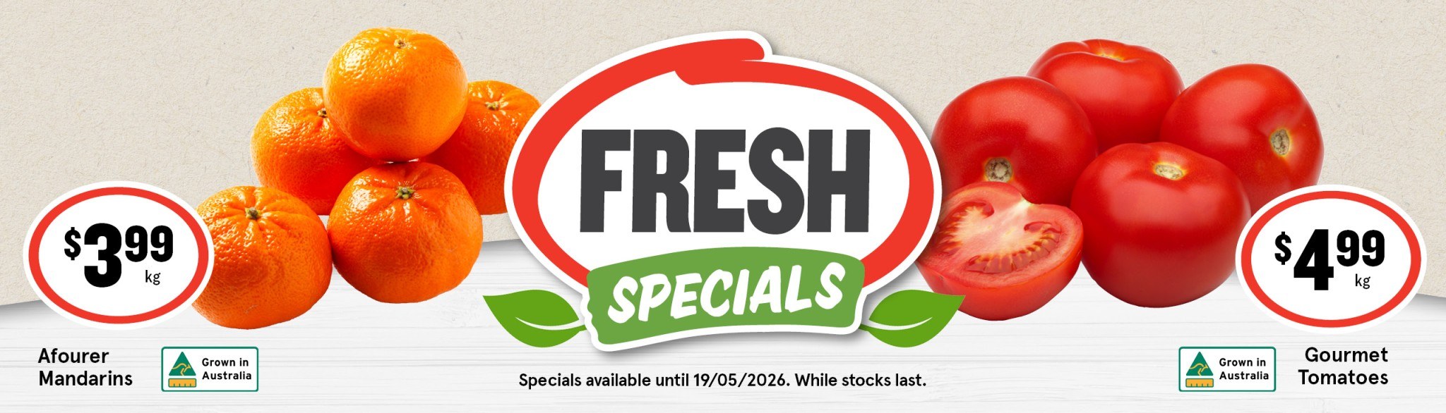 Fresh Specials 13 05 26