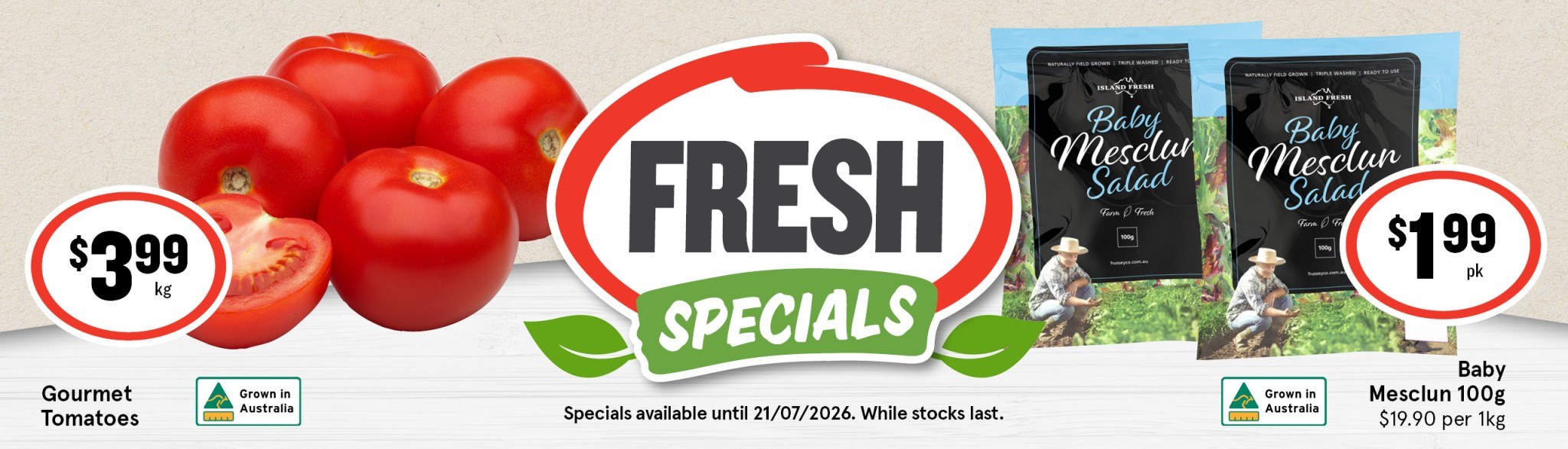 Fresh Specials 15 07 26