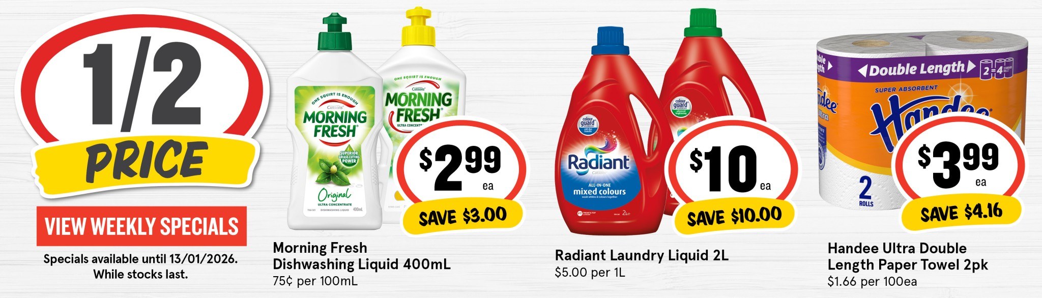 Weekly Specials 07 01 26