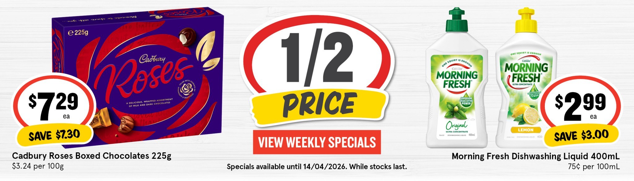 Weekly Specials 08 04 26