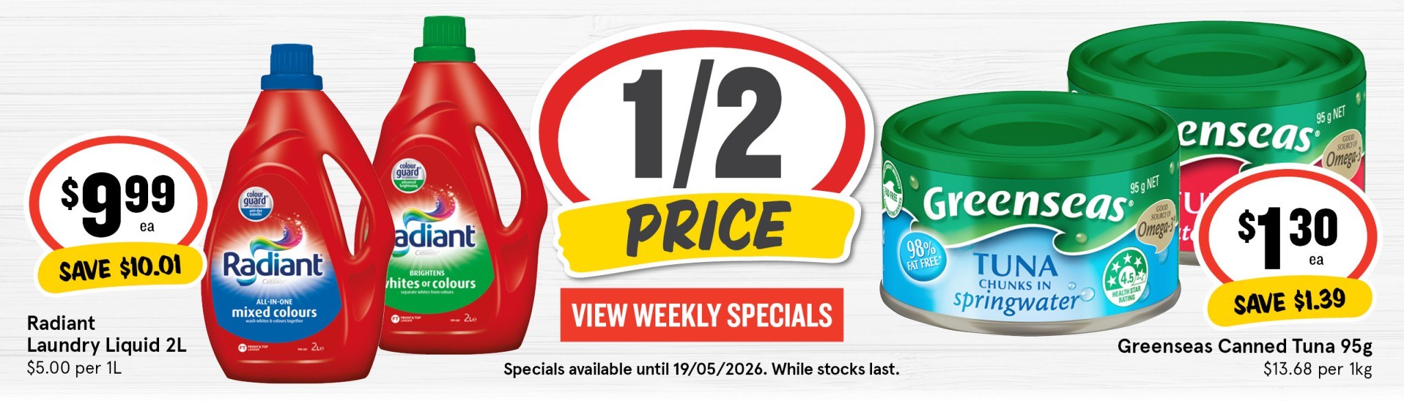 Weekly Specials 13 05 26