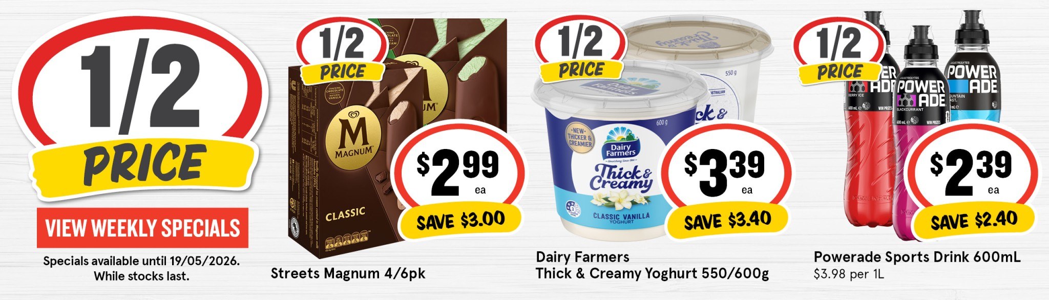 Weekly Specials 13 05 262