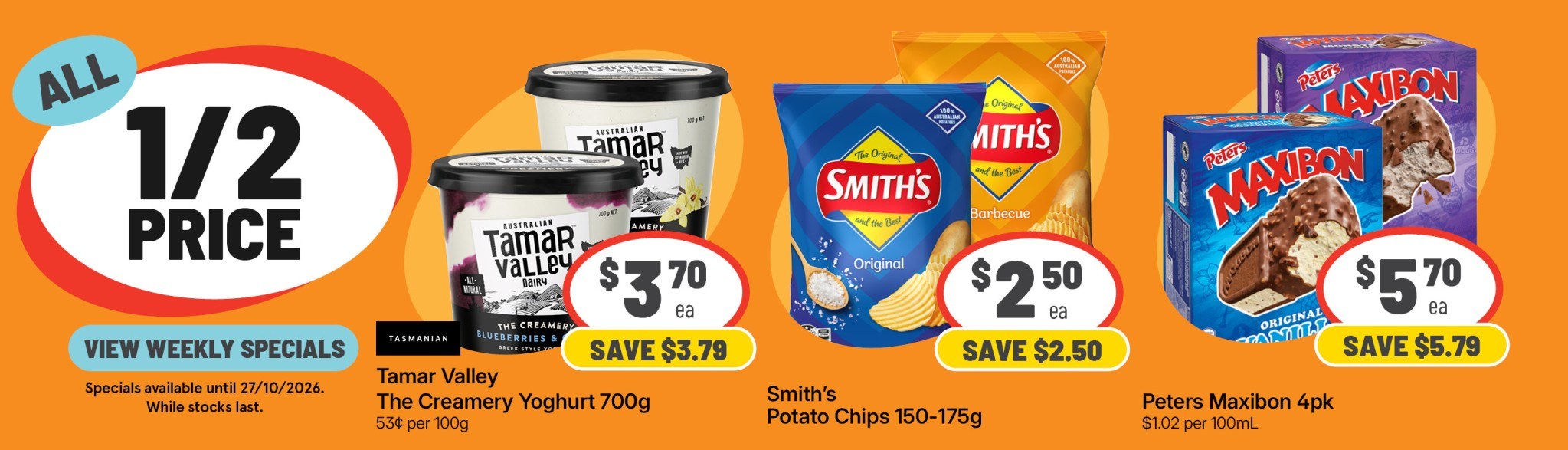Weekly Specials 21 10 20263