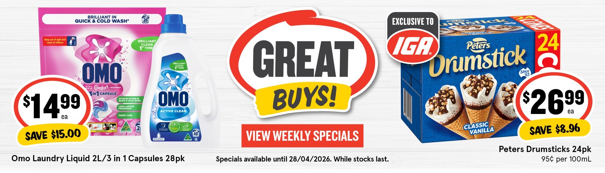 Weekly Specials 22 04 26