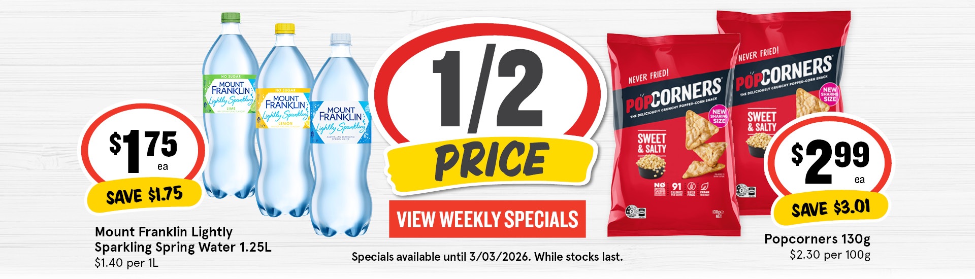 Weekly Specials 25 02 26