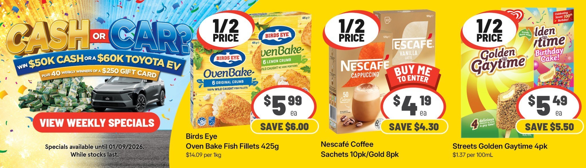 Weekly Specials 26 08 2026