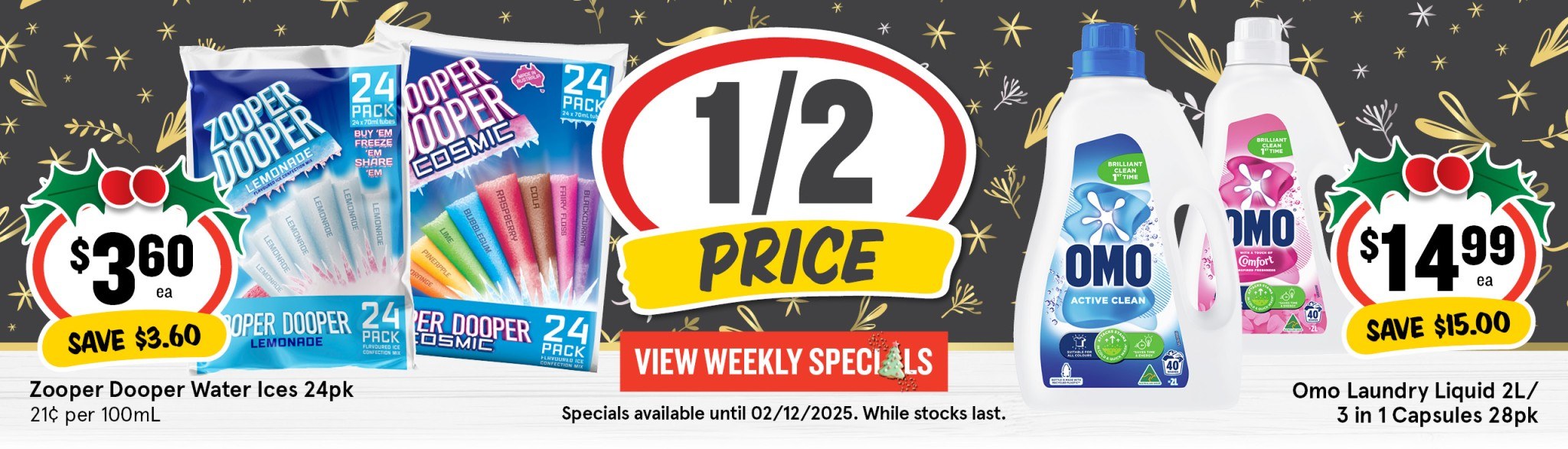 Weekly Specials 26 11 25