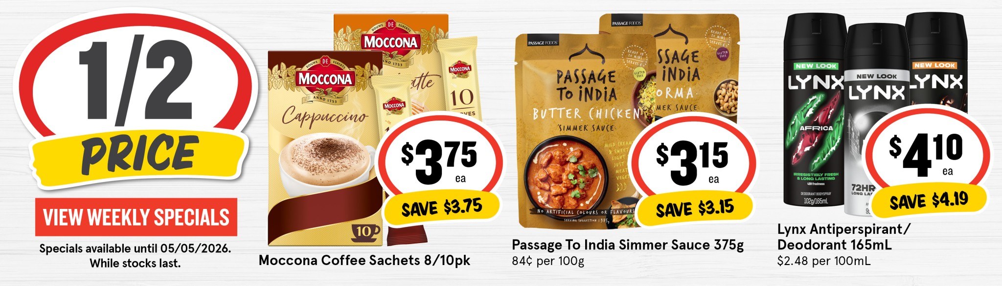 Weekly Specials 29 04 262