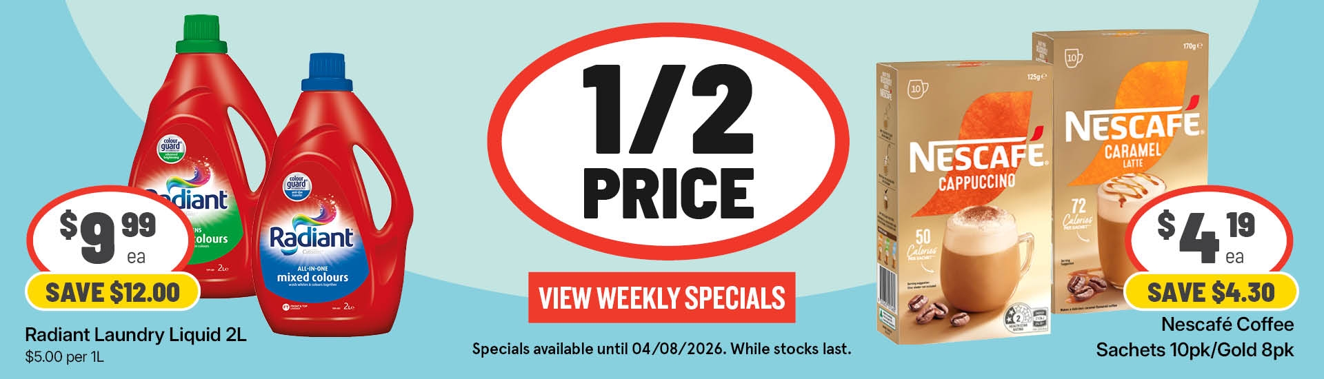 Weekly Specials 29 07 26