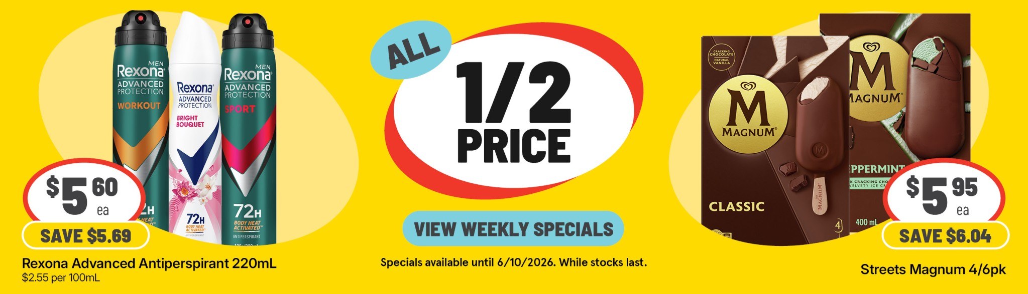 Weekly Specials 30 09 2026
