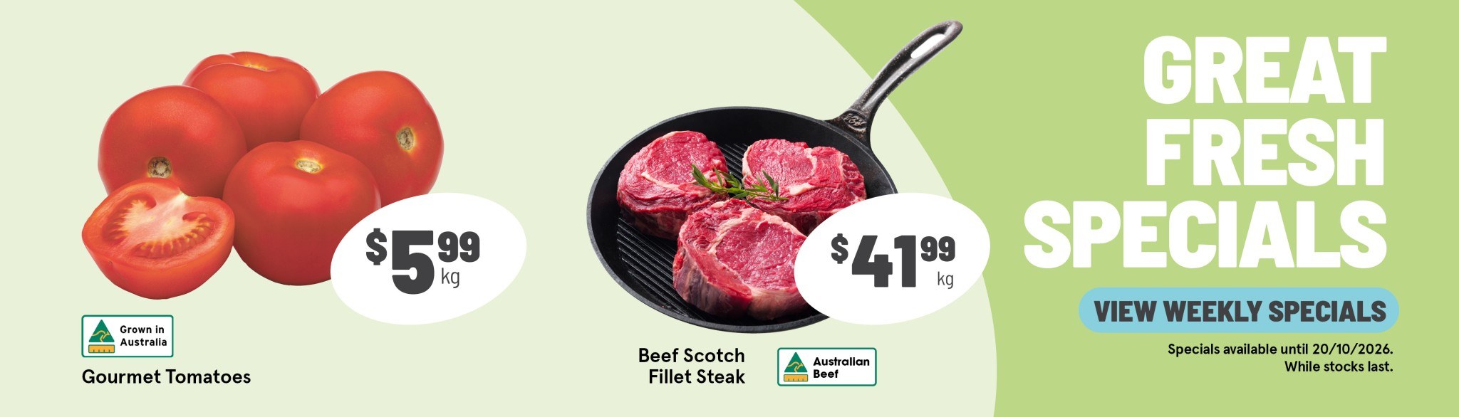 Weekly Specials Fresh 14 10 2026