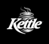 Kettle Logo Silver Black Background