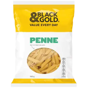 Black & Gold Pasta Penne 500g