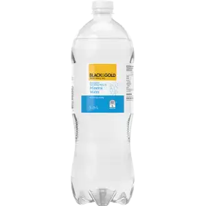 Black & Gold Natural Mineral Water 1.25L