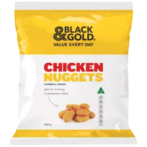 Black & Gold Chicken Nuggets 500g