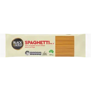 Black & Gold Spaghetti Pasta 500g