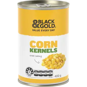 Black & Gold Corn Kernels 400g