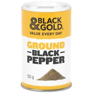 Black & Gold Ground Black Pepper 50g