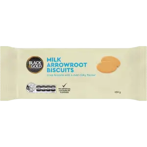 Black & Gold Arrowroot Milk Biscuits 250g