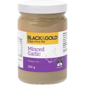 Black & Gold Minced Garlic 250g