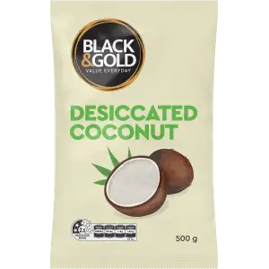 Black & Gold Desiccated Coconut 500g