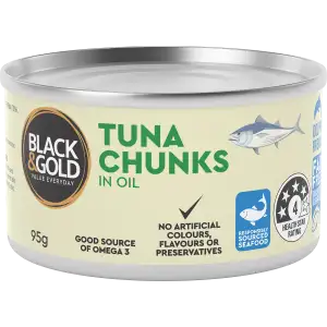Black & Gold Tuna In Oil  95g