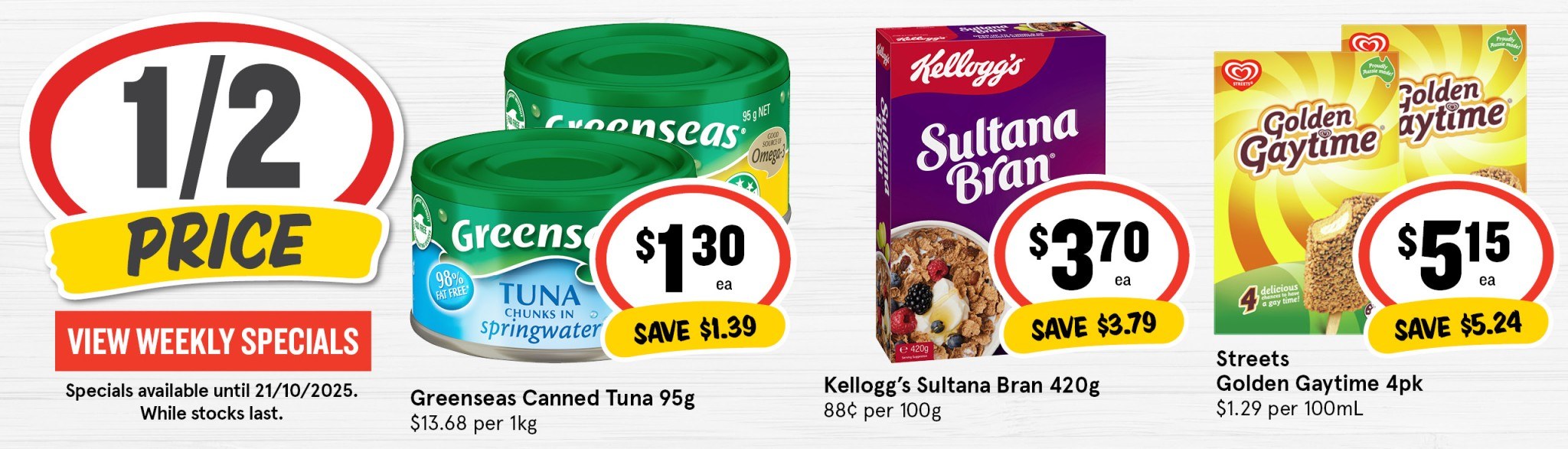 Weekly Specials 15 10 252