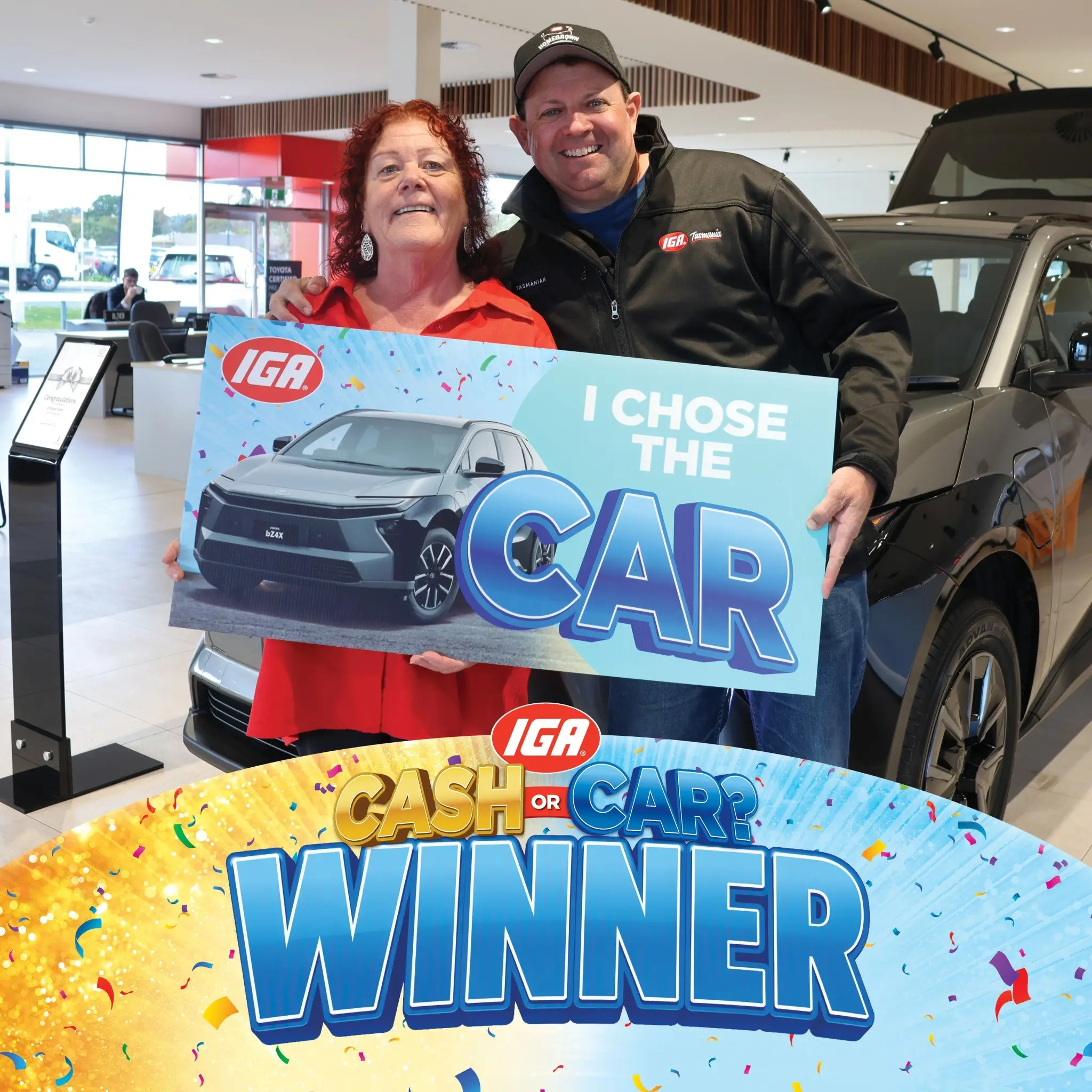 Cash or Car Winner Post