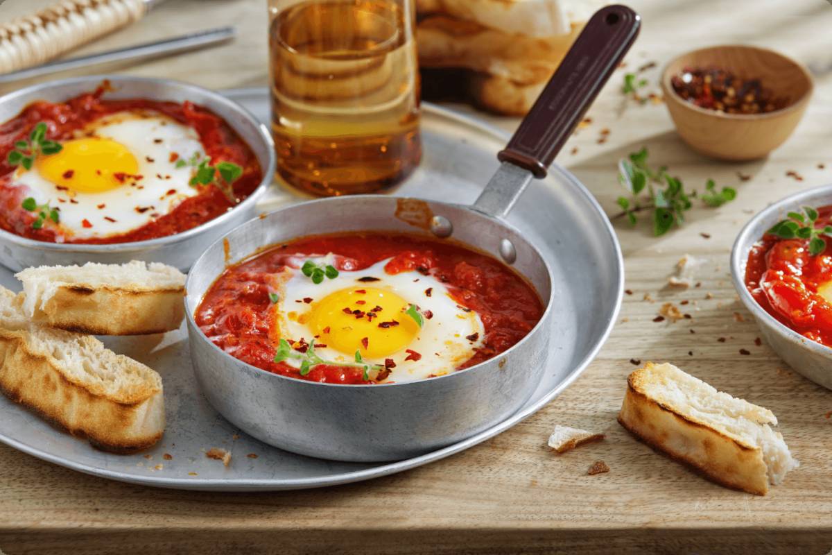 Metcash Local Matters Spicy Mediterranean Baked Egg Serving