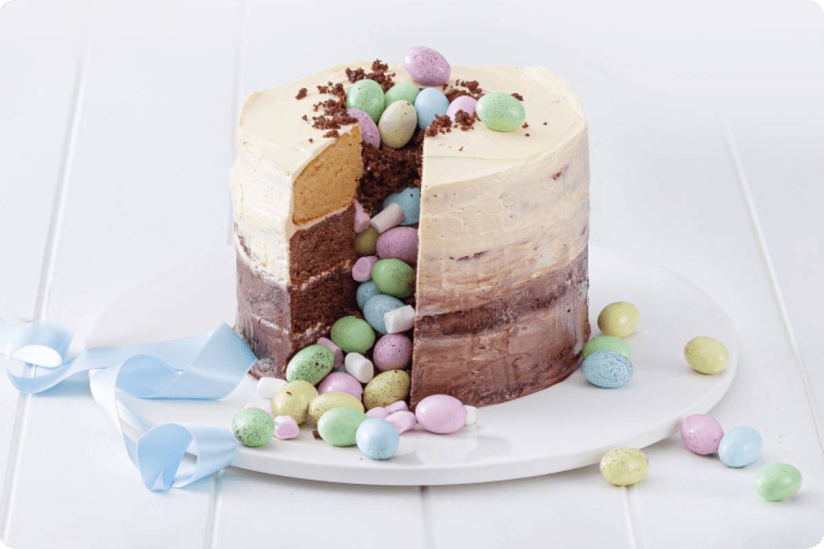 Goodman Fielder Recipe Page Easter Surprise Cake Tile