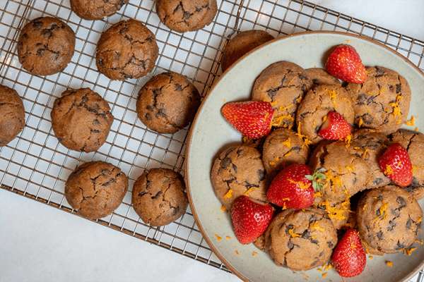 Orange Choc Chip Cookies