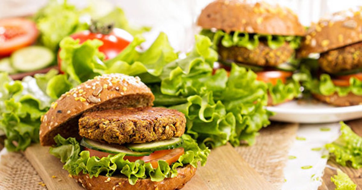 Chick Pea Burger- IGA Tasmania