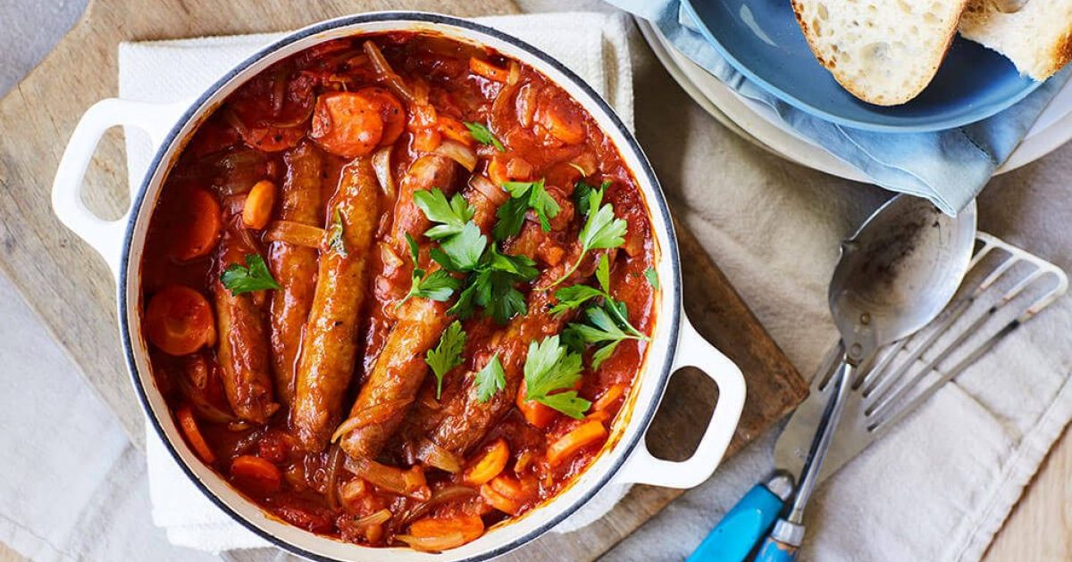 Tomato Sausage Bake- IGA Tasmania