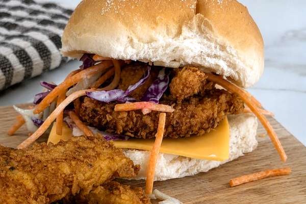 Dorito Crumbed Chicken Burgers